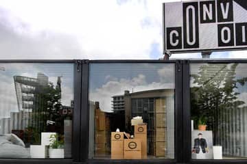 In beeld: Container winkelpark Convoi geopend in Antwerpen