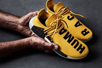 Un vistazo: Las zapatillas deportivas Pharrell Williams Hu NMD para Adidas Originals