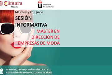 Sesión informativa:Máster en Dirección de Empresas de Moda Cámara de Comercio de Madrid