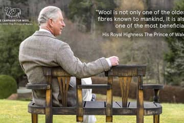 The Prince of Wales calls on consumers to buy wool