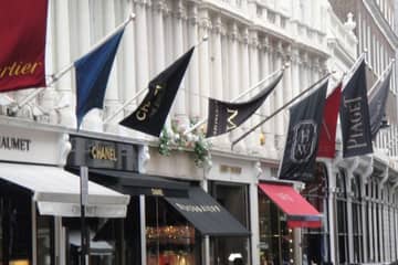 Luxury brands battle for London's prime retail locations