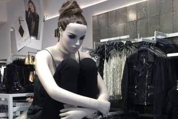 River Island debuts bizarre 'depressed' display mannequins