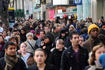 High street sales boosted by cold weather