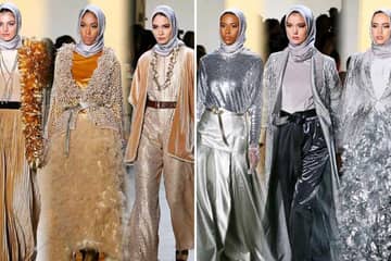 At New York Fashion Week, hijabs top looks fit for royalty