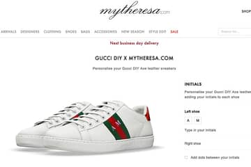 Mytheresa.com launches Gucci's DIY sneaker service