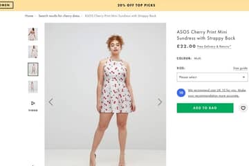Asos embraces body diversity by using a broad range of models