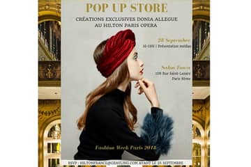 Fashion Week Paris 2018 : Donia Allegue et son pop-up store au Hilton Paris Opéra