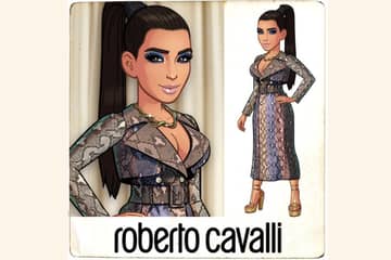 Roberto Cavalli habille les avatars dans le jeu numérique de Kim Kardashian