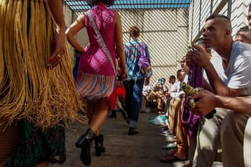 Inmates show off crochet creations in Brazil prison fashion show