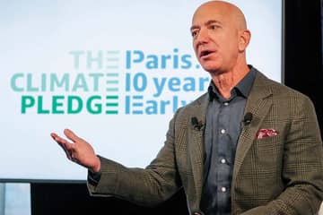 Amazon's Jeff Bezos announces new climate change pledge
