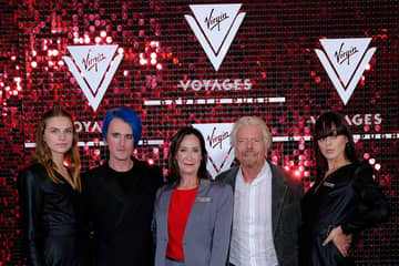 Gareth Pugh unveils Virgin Voyages uniforms during LFW