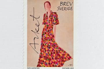 Платье бренда H&M Group появилось на почтовых марках