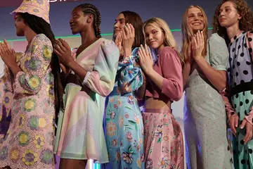 Olivia Rubin brings colour to LFW