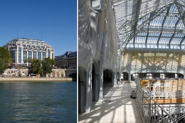 Macron besucht renoviertes Pariser Luxus-Kaufhaus Samaritaine