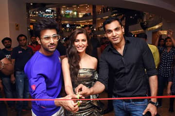 Kenneth Cole first flagship strore in India launched at Infiniti Mall Mumbai by actors Pulkit Samrat and Kriti Kharbanda