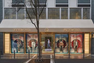 Wiedereröffnung der Giorgio-Armani-Boutique in Frankfurt