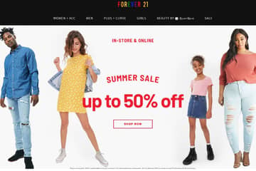 Forever 21 versucht es mit neuer E-Commerce-Strategie erneut in Europa