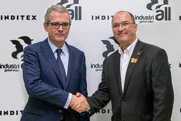 Inditex e IndustriAll Inditex collaborano al piano di rilancio dell'industria dell'abbigliamento