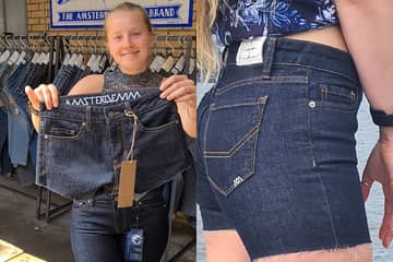 Amsterdenim SJAAN hotpants: A zero waste upcycling project