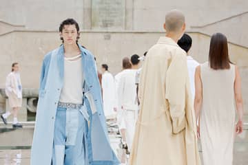 Men's fashion week Paris returns at half capacity