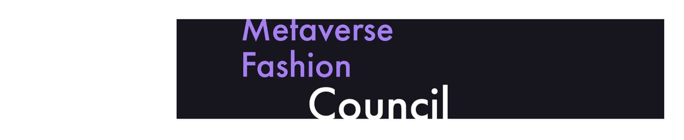 Company Profile header Metaverse Fashion Council