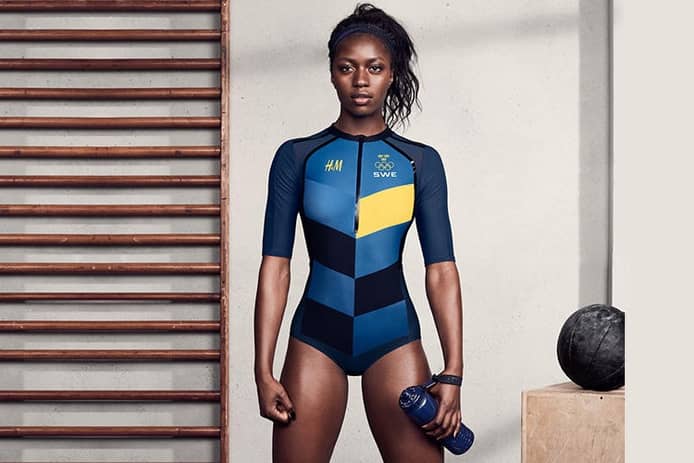 Here are the Olympic Uniforms H&M Designed for Sweden  Sports uniform  design, Gym wear for women, Sportswear design