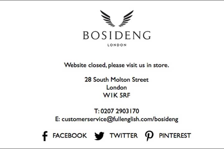 Bosideng to exit UK market close London store