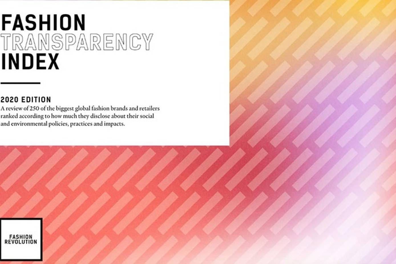 H&M, C&A and Adidas/Reebok top 2020 Fashion Transparency Index