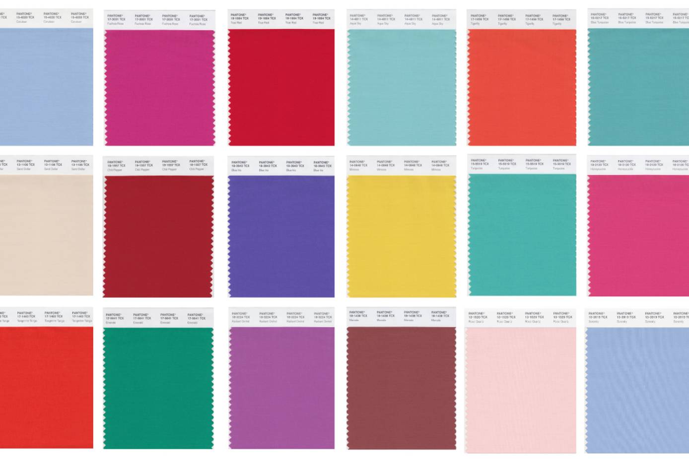 Color of the Year 2003 - Aqua Sky Color Palette