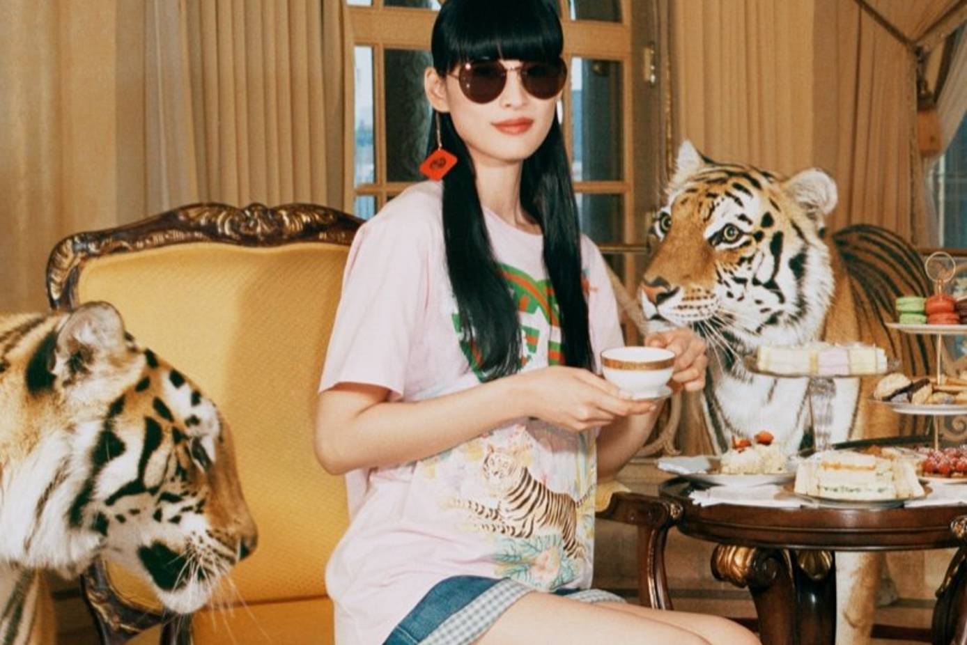 It's the year of the tiger print for luxury fashion brands, from