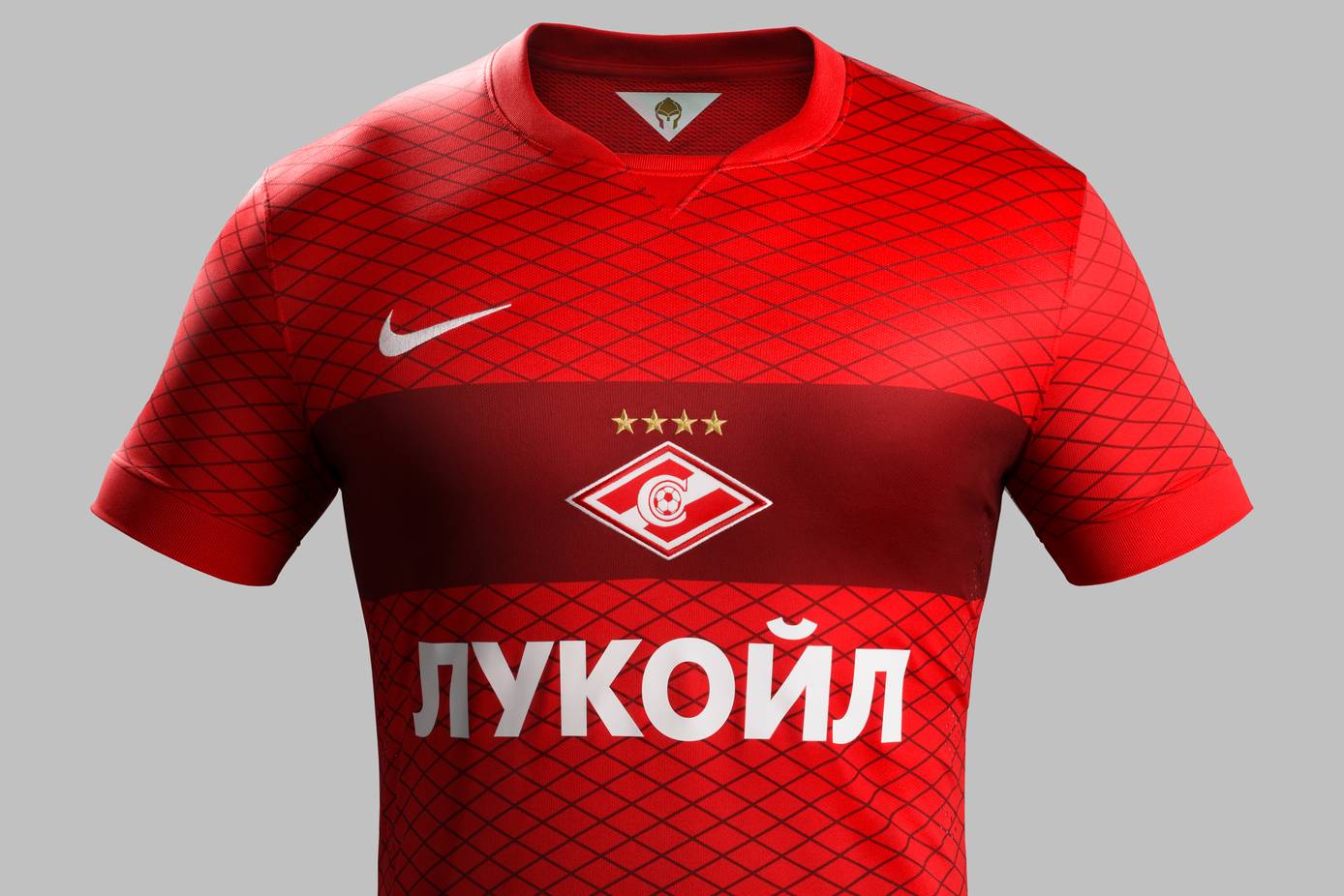 SPARTAK MOSCOW 2013/14 HOME (XL) NIKE RED WHITE S/S RUSSIA FOOTBALL SOCCER  SHIRT