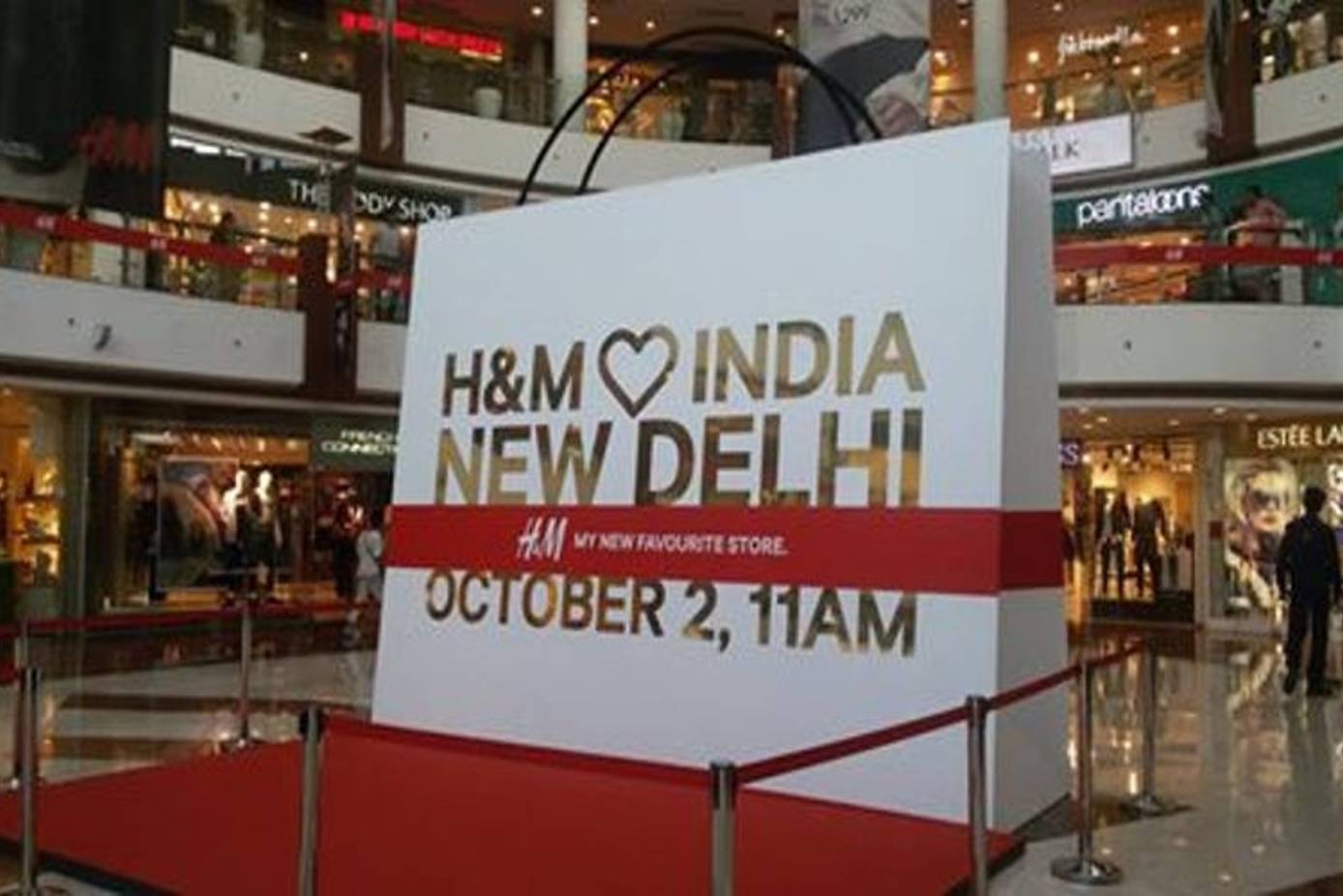 H M opens first store in India