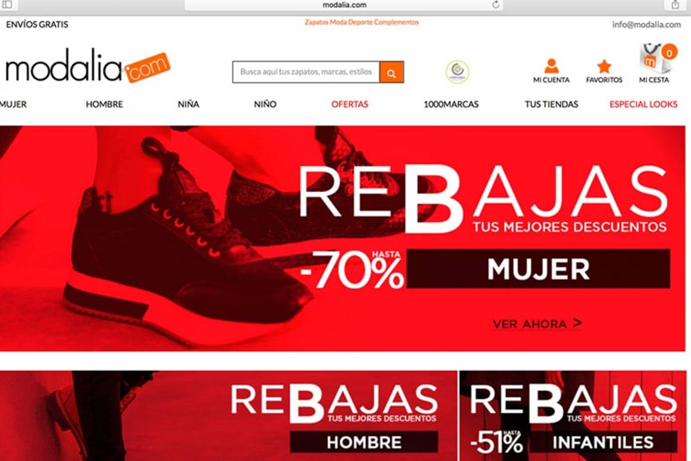 Modalia zapatos online