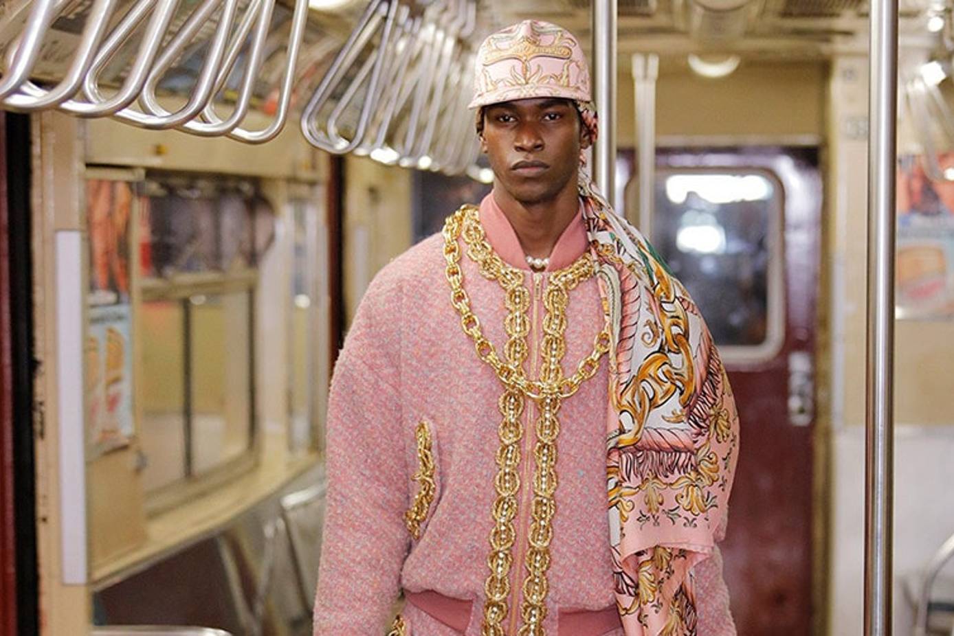 Pre Fall 2020: Moschino goes super size on New York subway