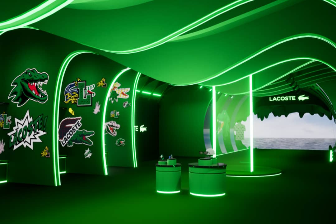 Lacoste virtual reality store by Emperia. Image:
Emperia