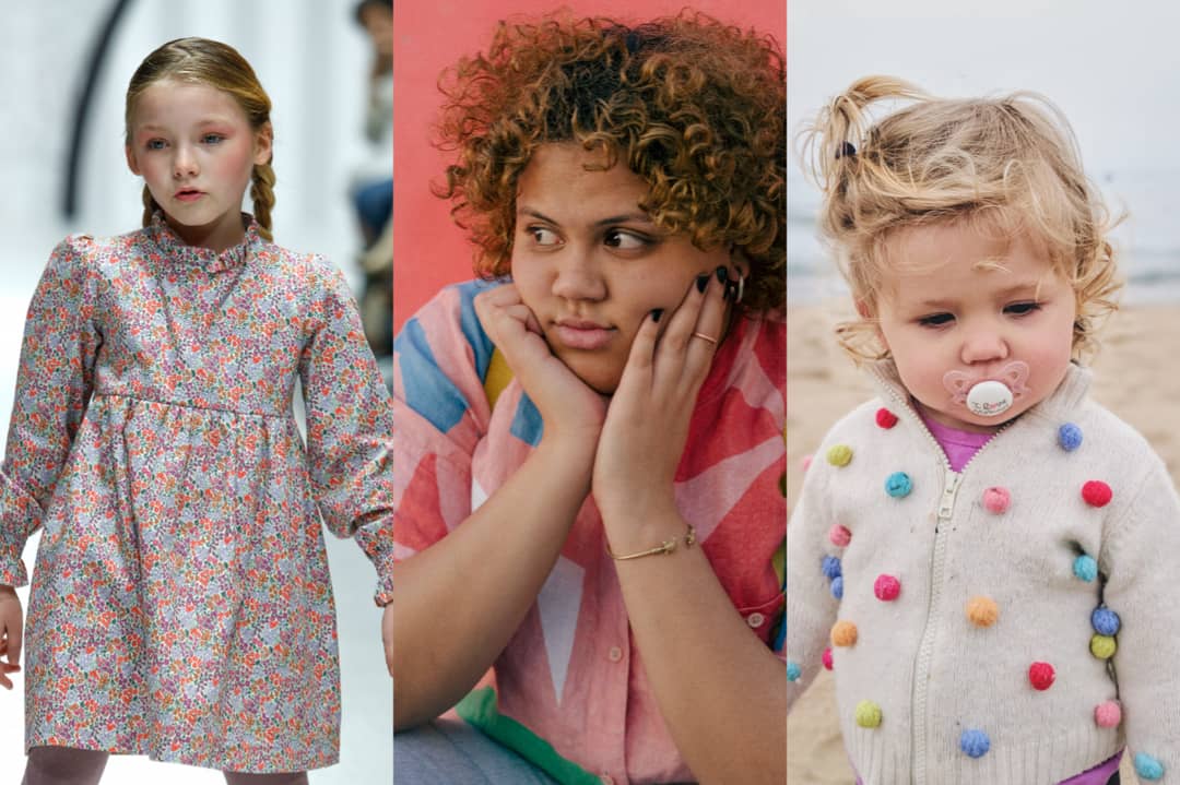 Kidswear trends AW23. (From left) 
Images: BabyKid Spain and FIMI 2023, Pexels and Unsplash