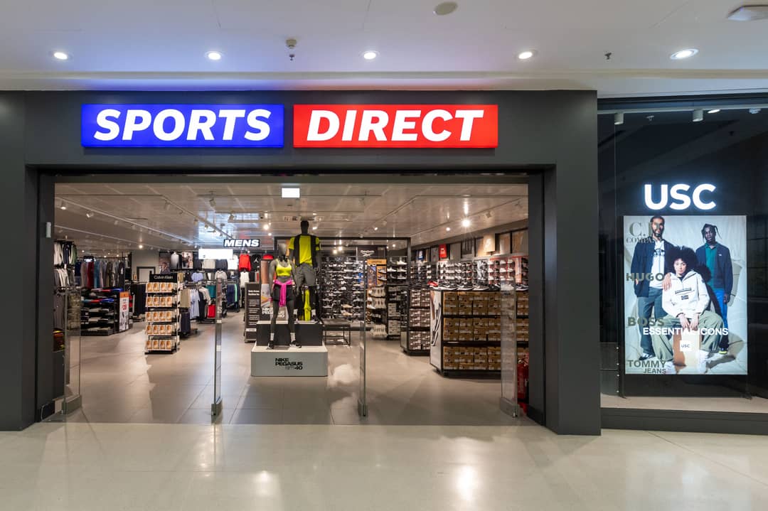 Een winkel van sportsdirect (Een merk uit het portfolio van Frasers Group)