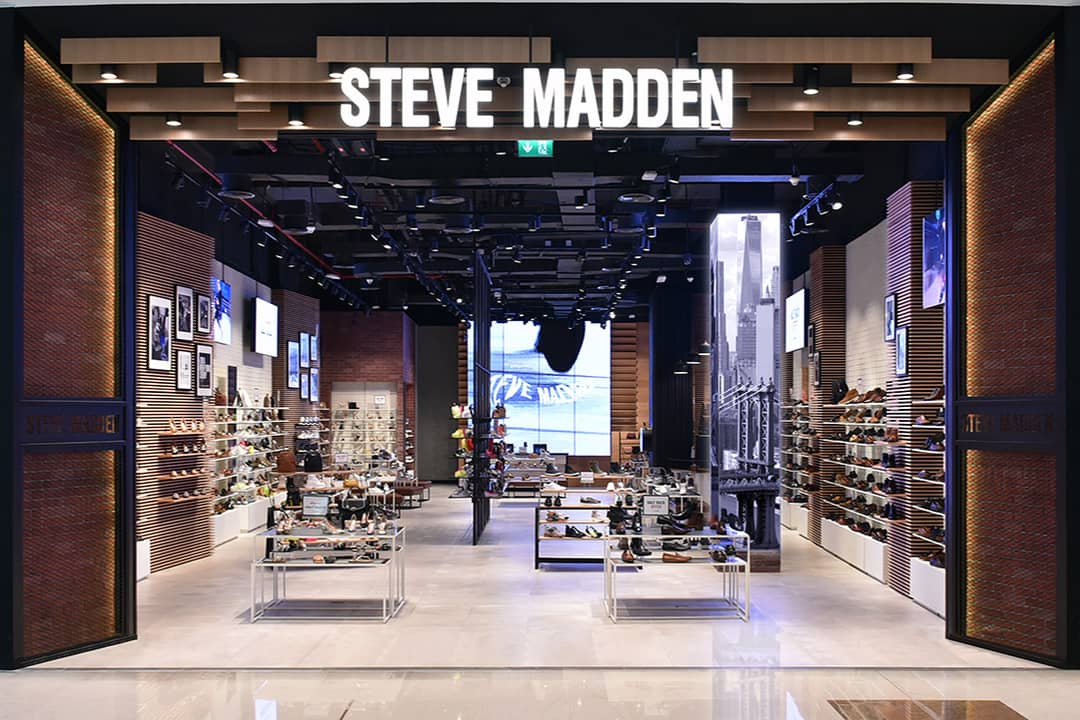 Steve Madden storefront.