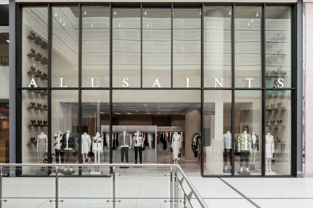 AllSaints Manchester storefront