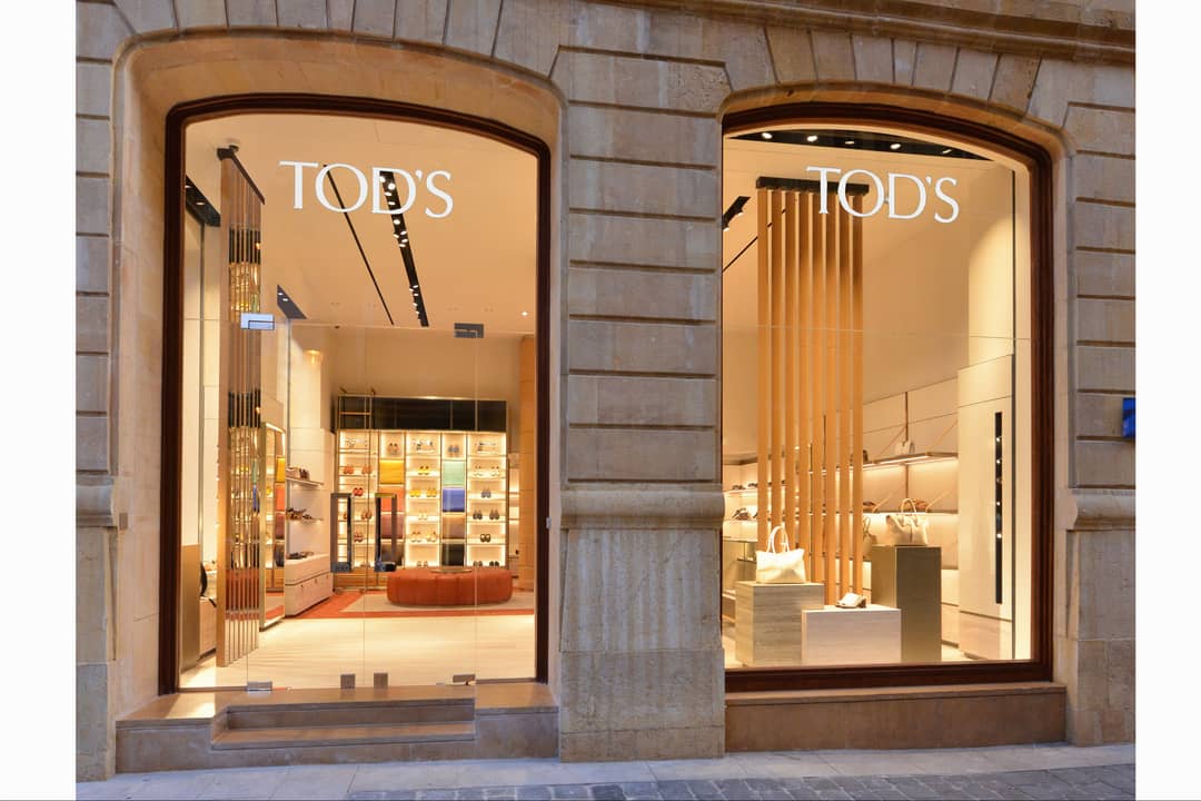 Exterior de la tienda de Tod's de Beirut.