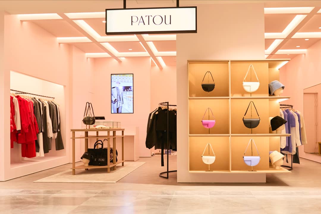 Patou shop at Galeries Lafayette Paris Haussmann.