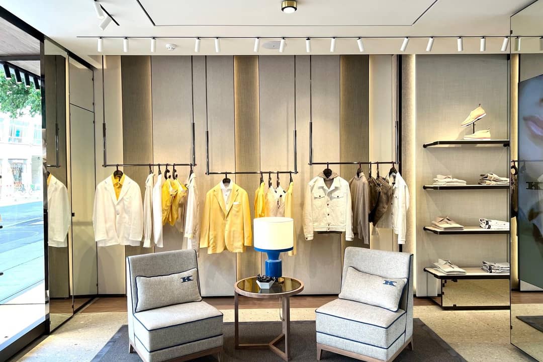 The Kiton boutique at Sloane street in London.