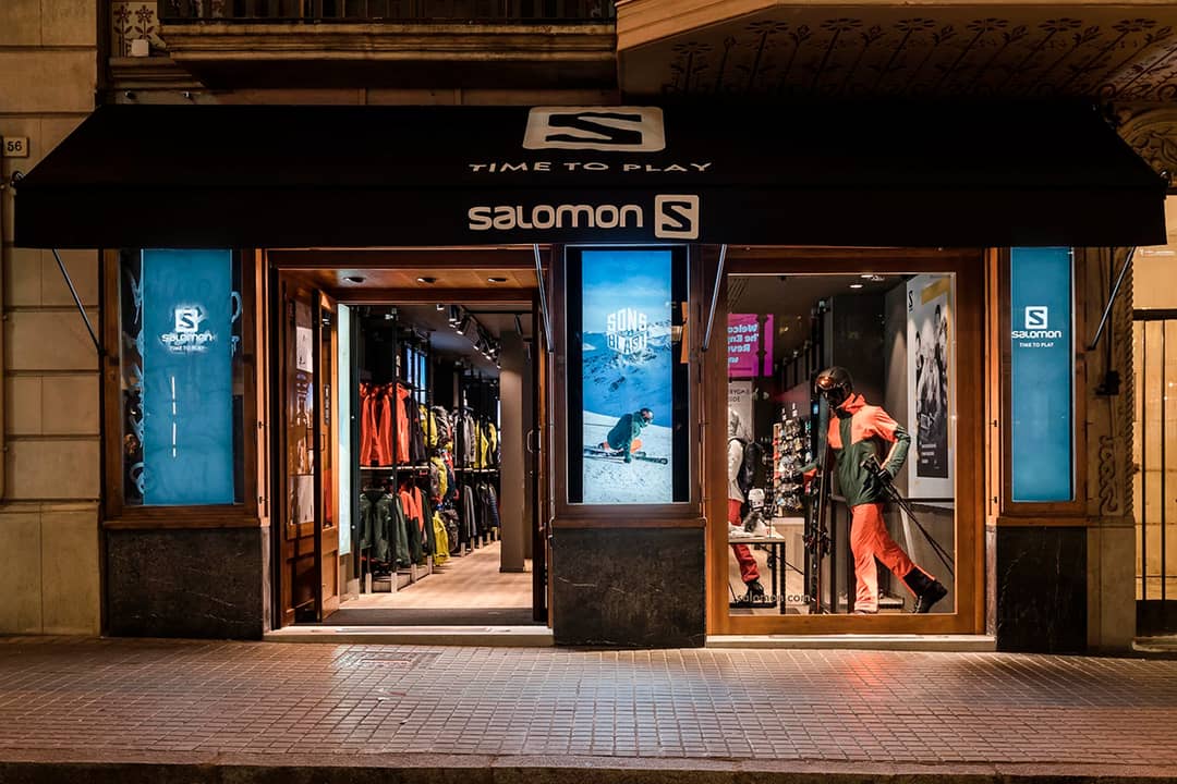 Salomon store in Barcelona (Spain).