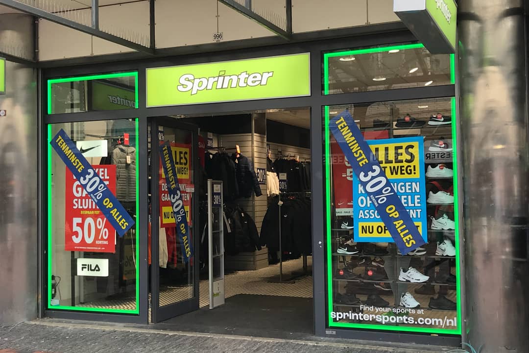 Sprinter in Amsterdam