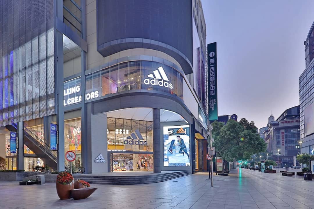 Adidas-flagshipstore in Shanghai.