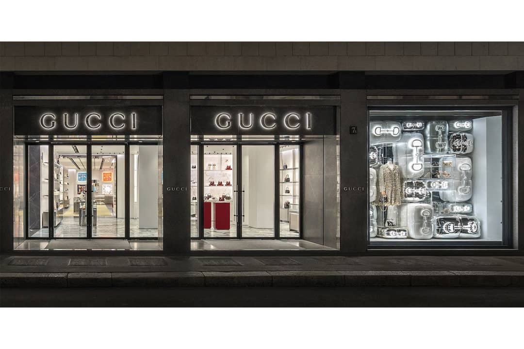 Gucci store in Milan