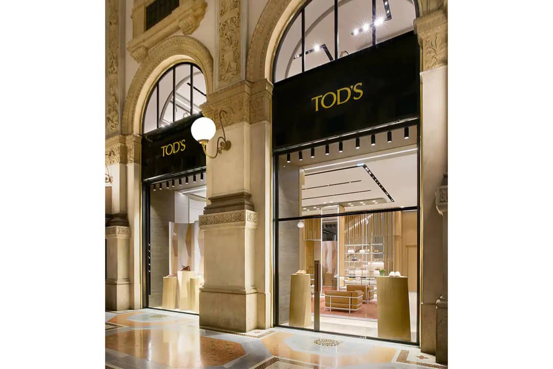Tienda de Tod’s en la Galleria Vittorio Emanuele II de Milán (Italia).