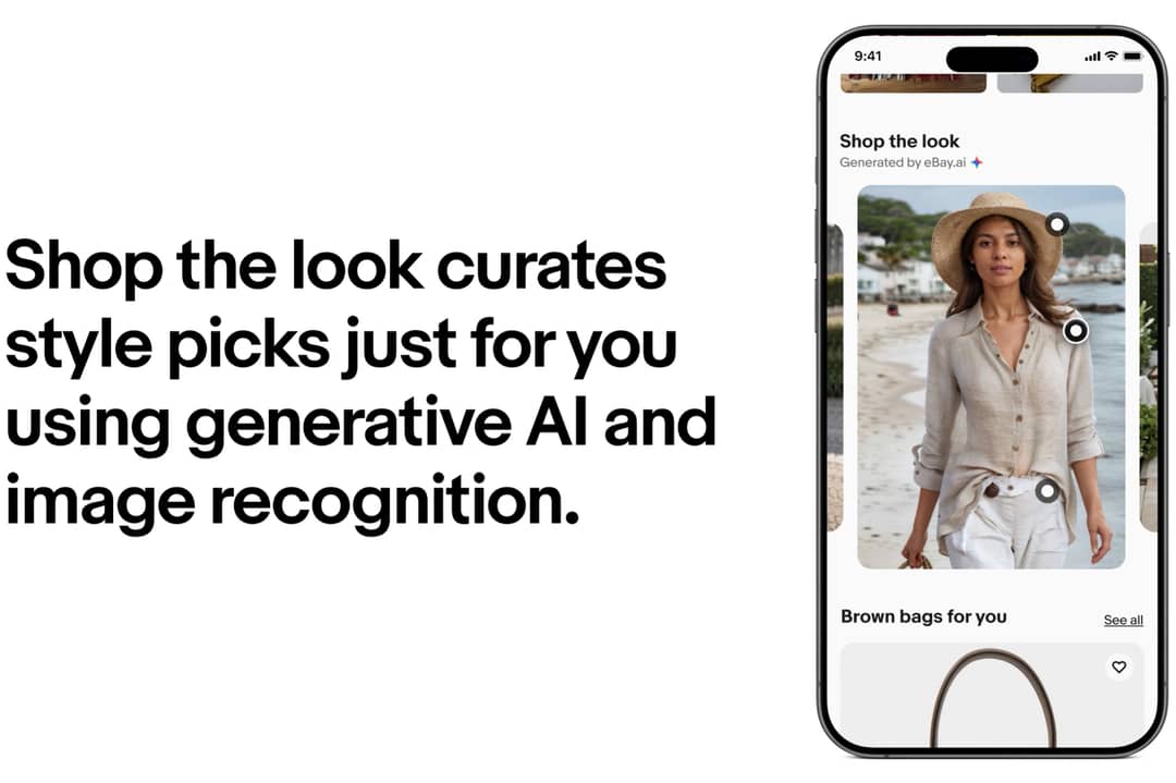 Ebay launches AI-powered Shop the Look feature.