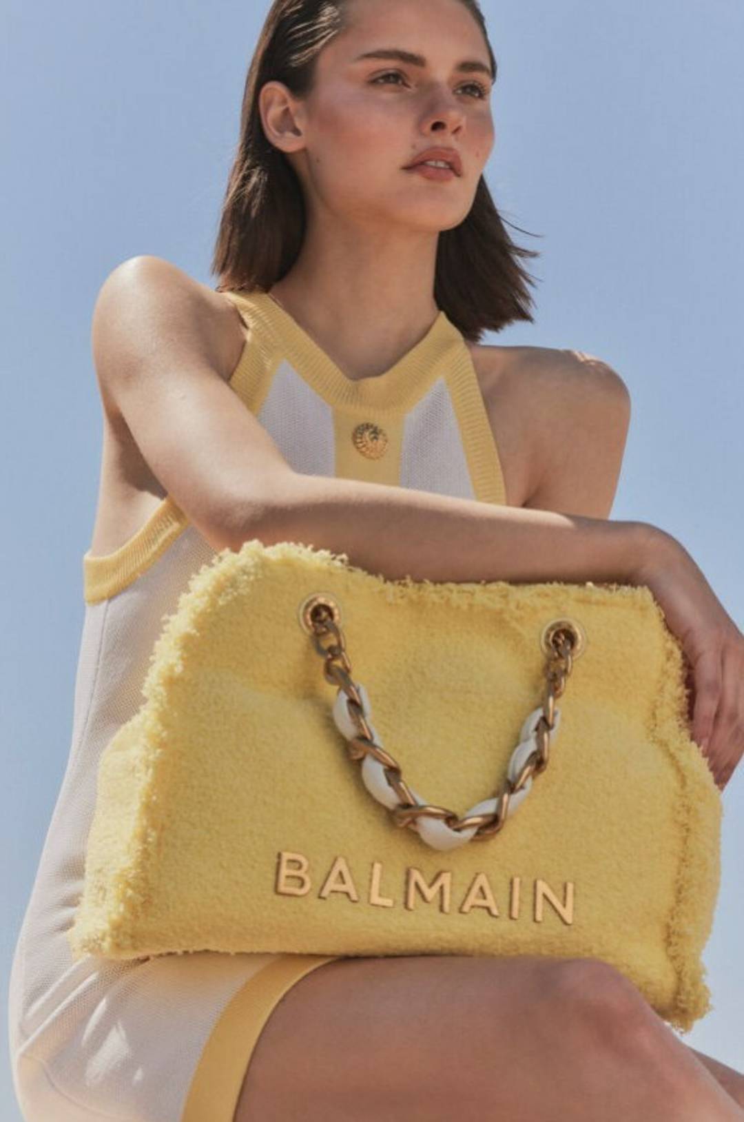 The exclusive Balmain Beach Club collection evokes the spirit and colors of the South of France.