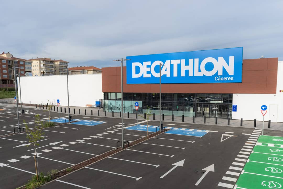 Tienda de Decathlon en Cáceres (España).